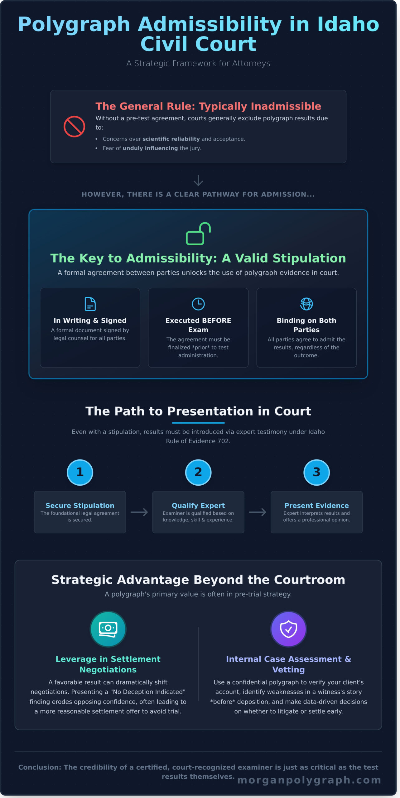Using Polygraph Results in Civil Court: An Idaho Attorney’s Guide