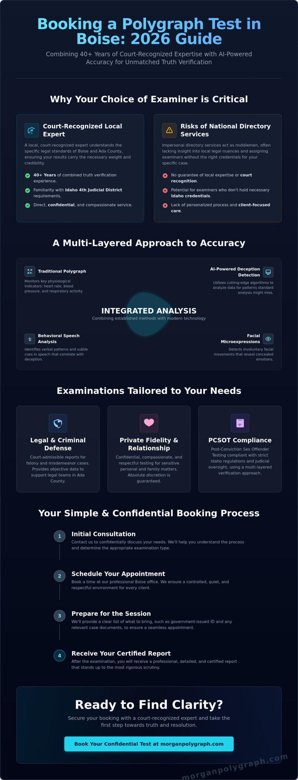 Booking a Polygraph Test in Boise: The Complete 2026 Professional Guide
