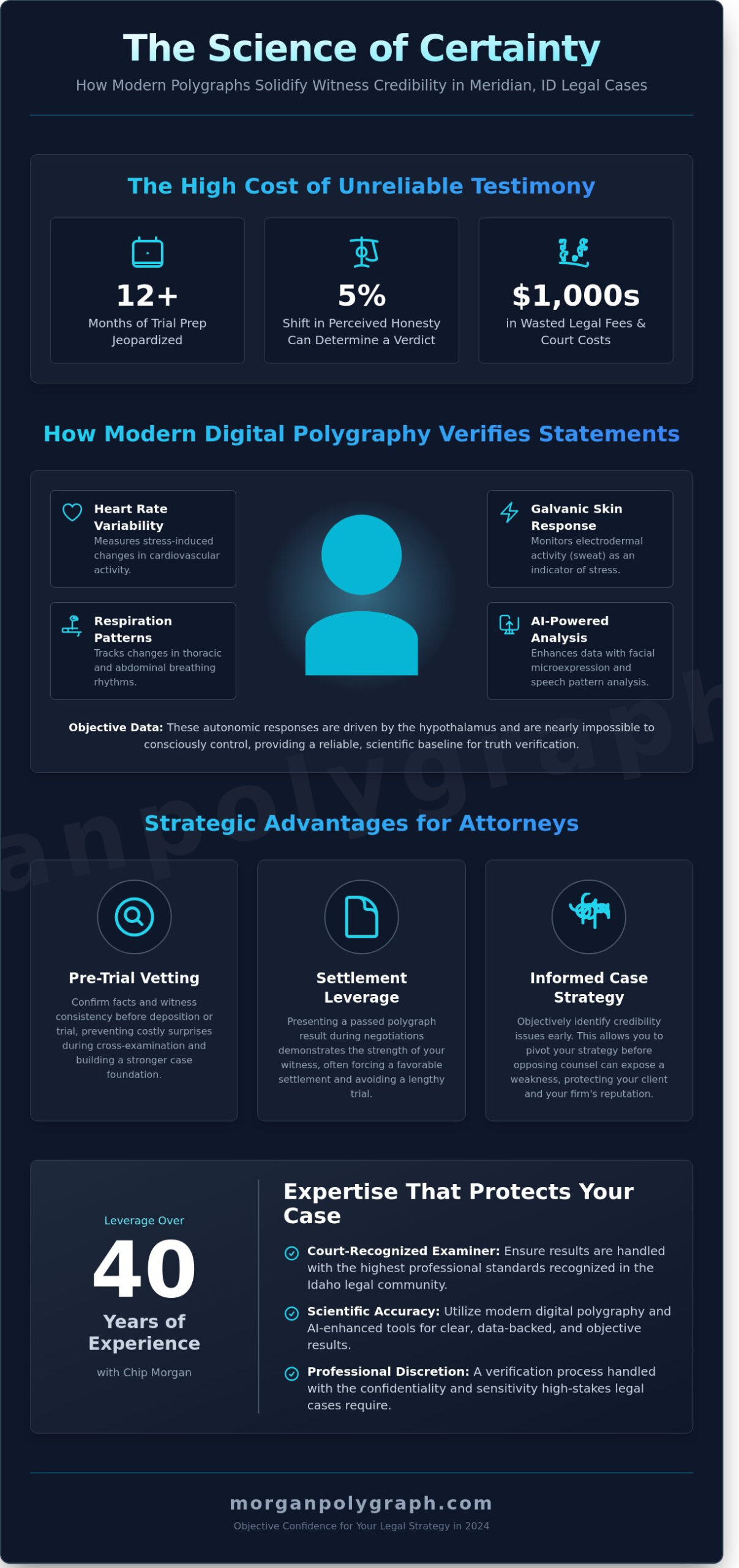 Meridian ID Polygraph for Witness Credibility: A Legal Strategy Guide
