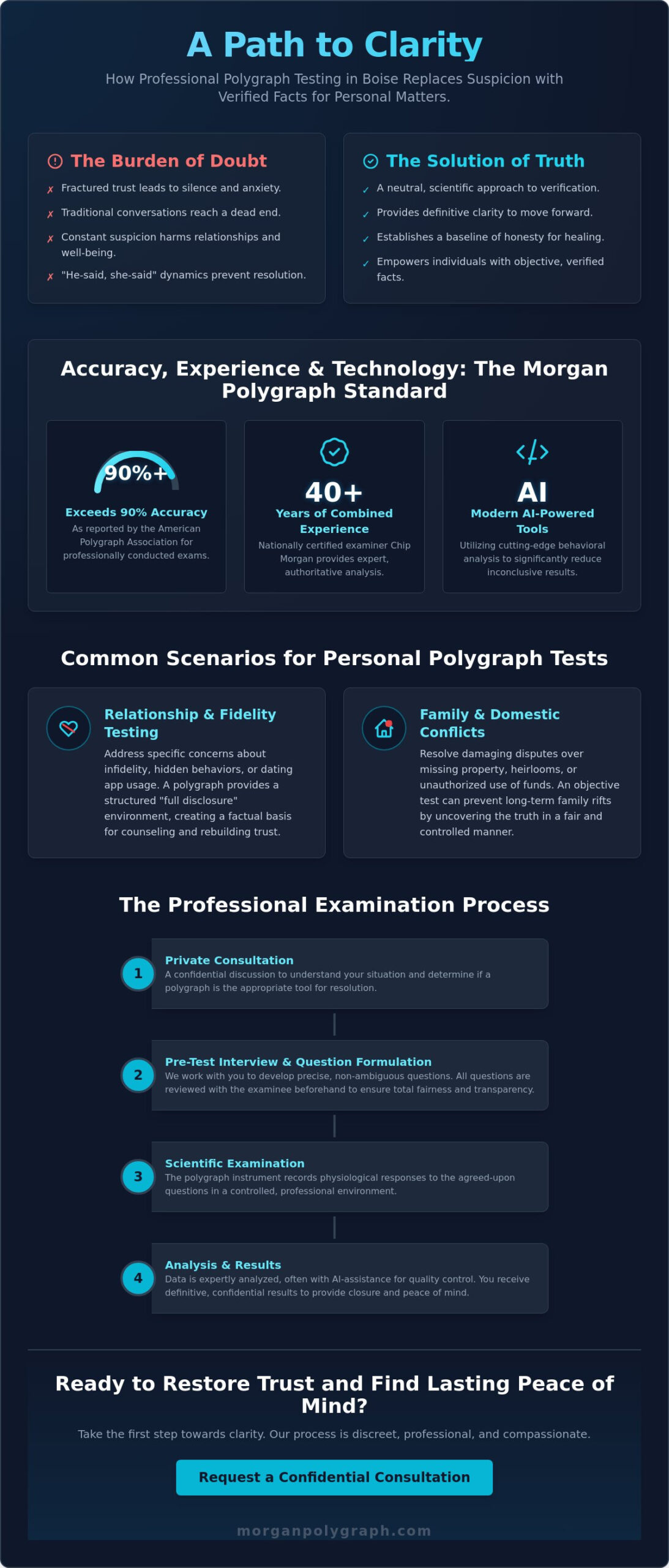 Polygraph Test for Personal Reasons in Boise: A Guide to Finding the Truth in 2026