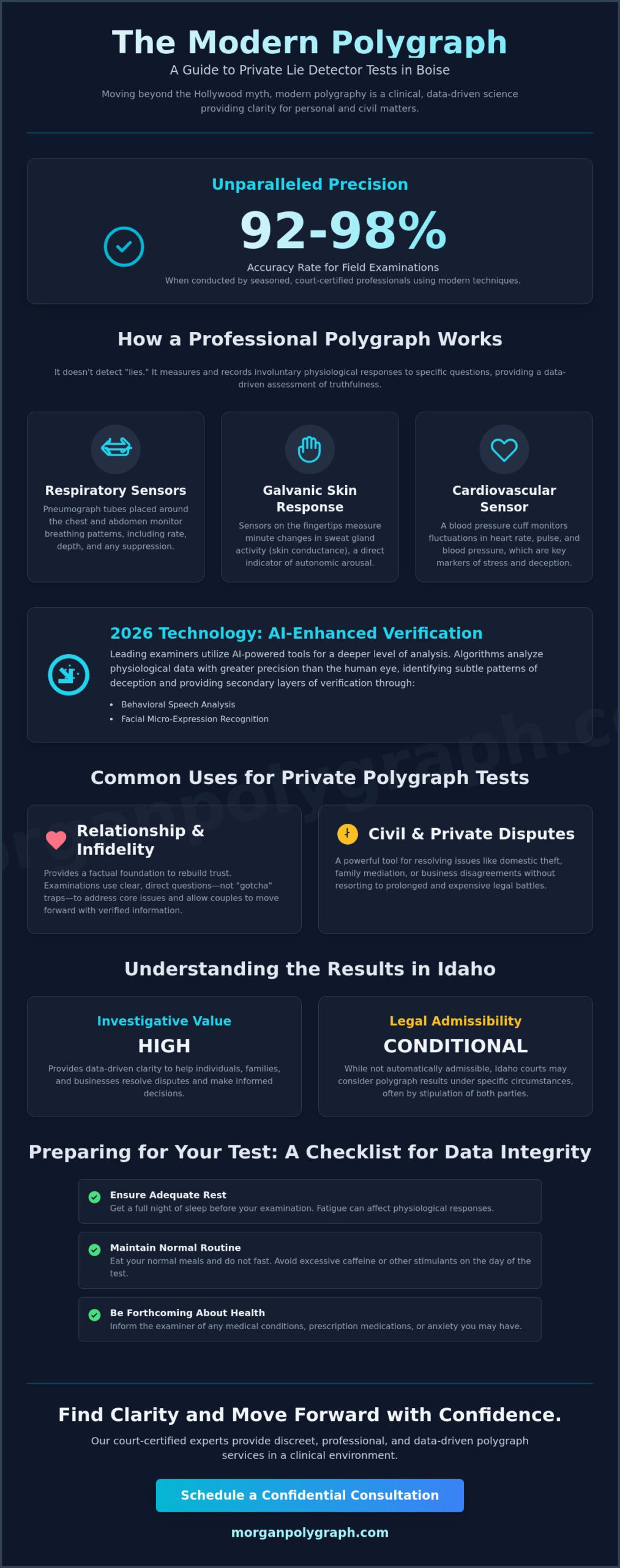 Private Lie Detector Test in Boise: The Complete 2026 Professional Guide