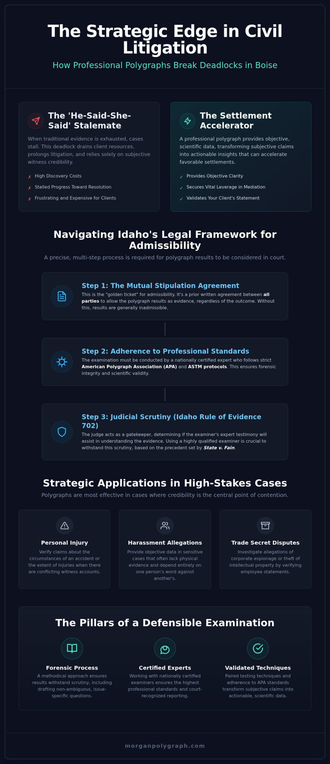 Polygraph for Civil Litigation in Boise: A Strategic Legal Guide for 2026