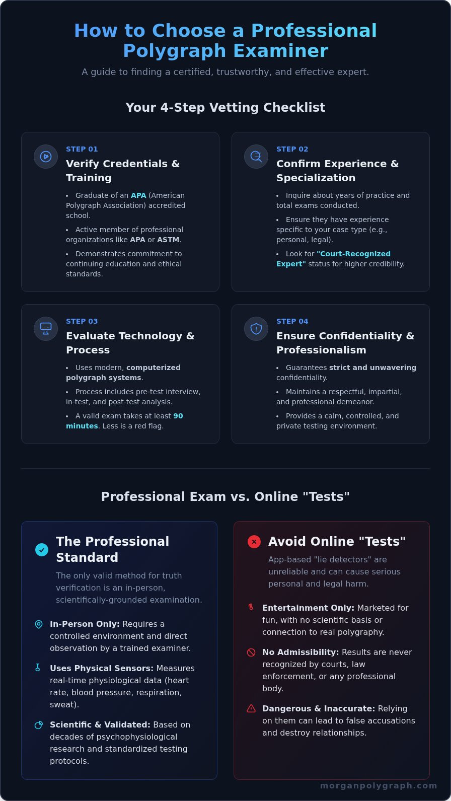 Where to Get a Polygraph Test: A Guide to Finding a Certified Examiner