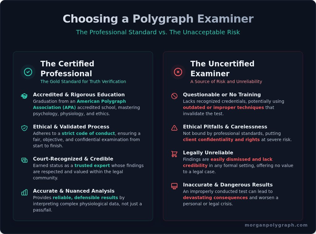Certified Polygraph Examiners in Southern Idaho: Why Expertise Matters
