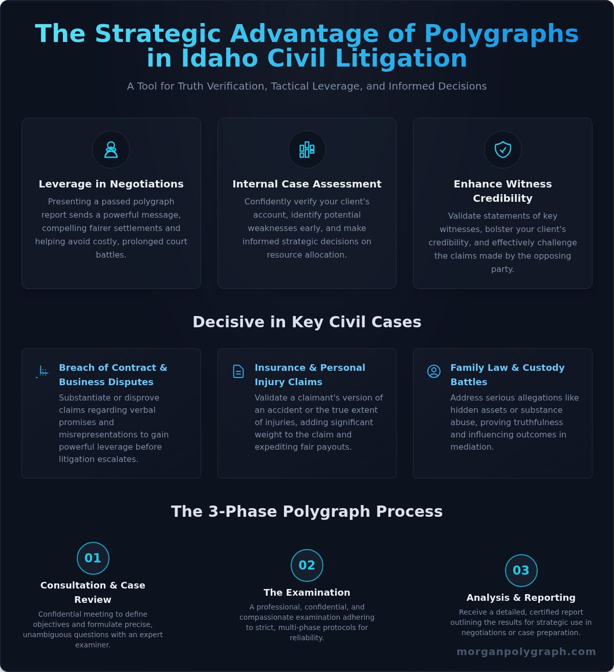 Civil Litigation Lie Detector Test in Idaho: A Strategic Guide
