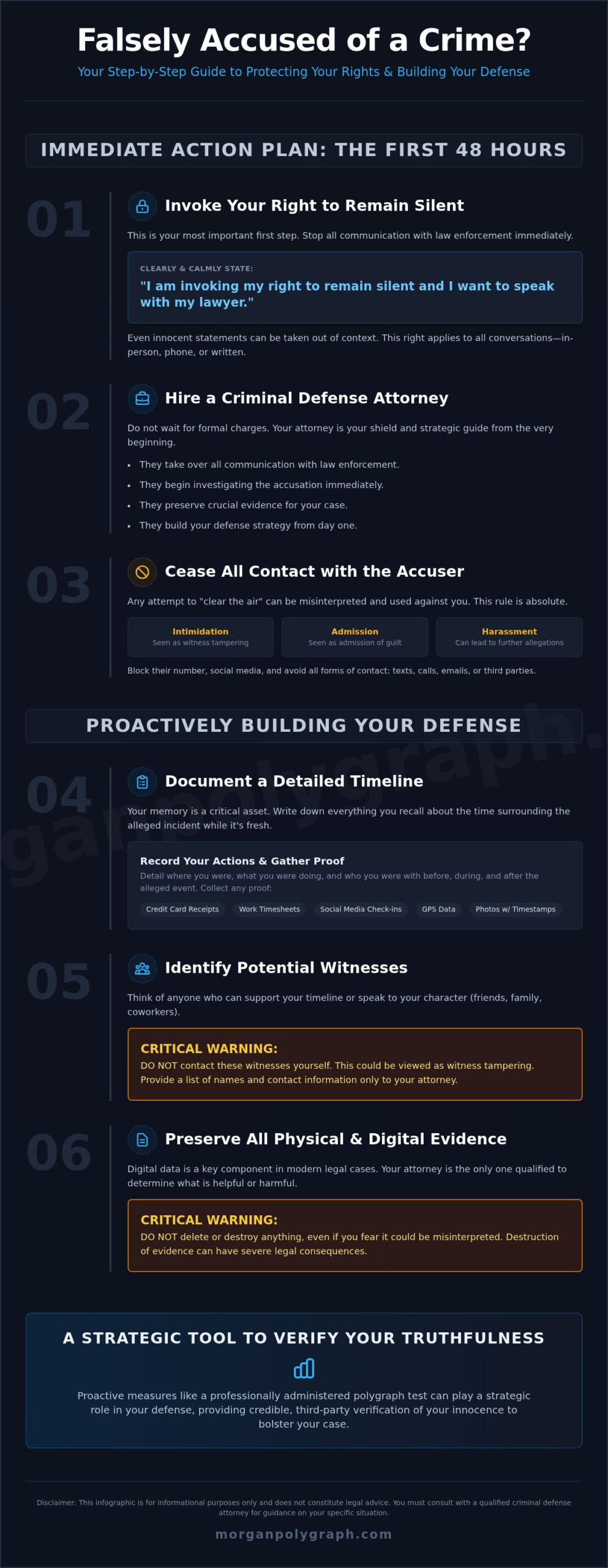 Falsely Accused of a Crime? A Step-by-Step Guide on What to Do