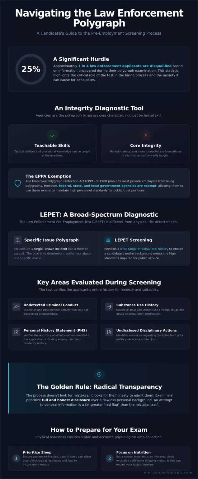 Law Enforcement Polygraph Screening: 2026 Guide